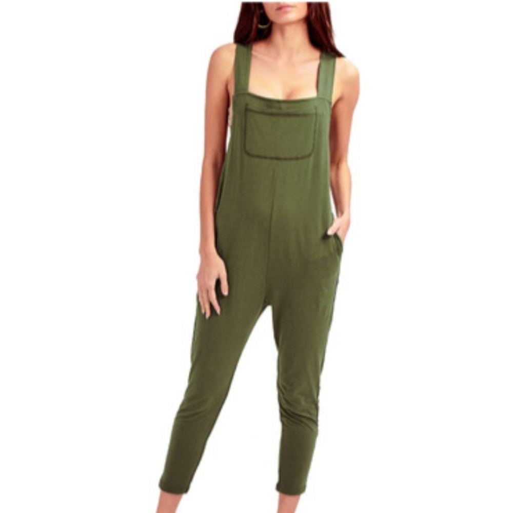Smash + Tess Romperalls Moss Green